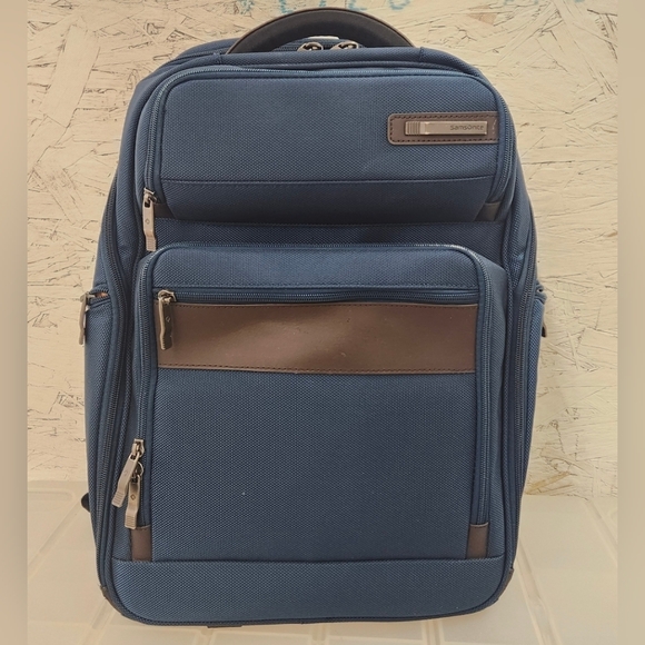 Samsonite Handbags - Samsonite Kombi Large Blue Backpack